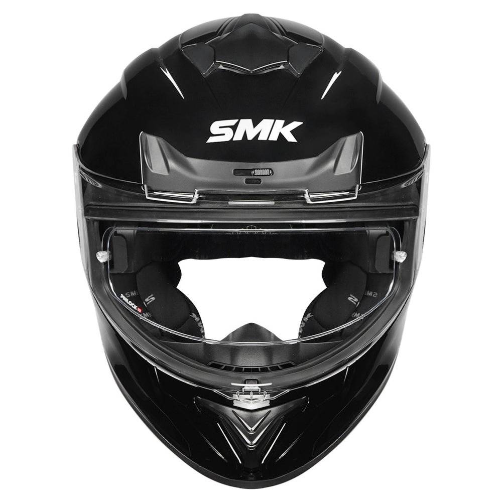 Typhoon Solid - Motorcycle Riding Helmet (Gloss Black)