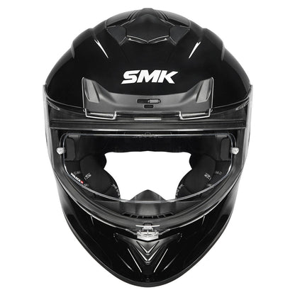 Typhoon Solid - Motorcycle Riding Helmet (Gloss Black)