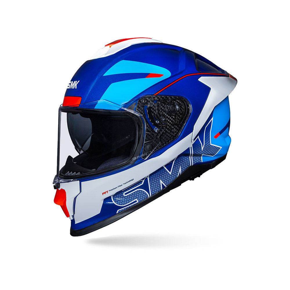 Motorbike Helmet Smk Helmet Visor Price SMK Titan Firefly Blue