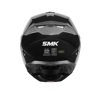 Gullwing Solid - Motorcycle Riding Helmet (Gloss Black)