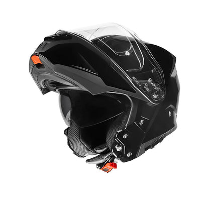 Gullwing Solid - Motorcycle Riding Helmet (Gloss Black)