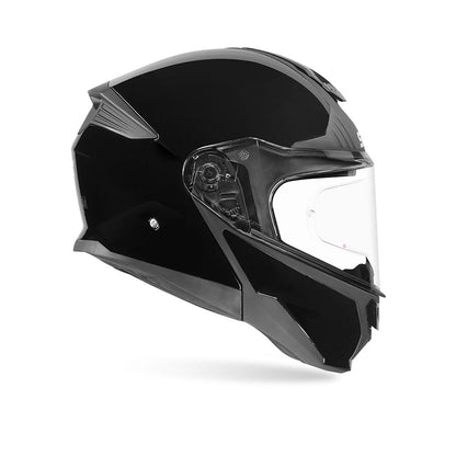 Gullwing Solid - Motorcycle Riding Helmet (Gloss Black)