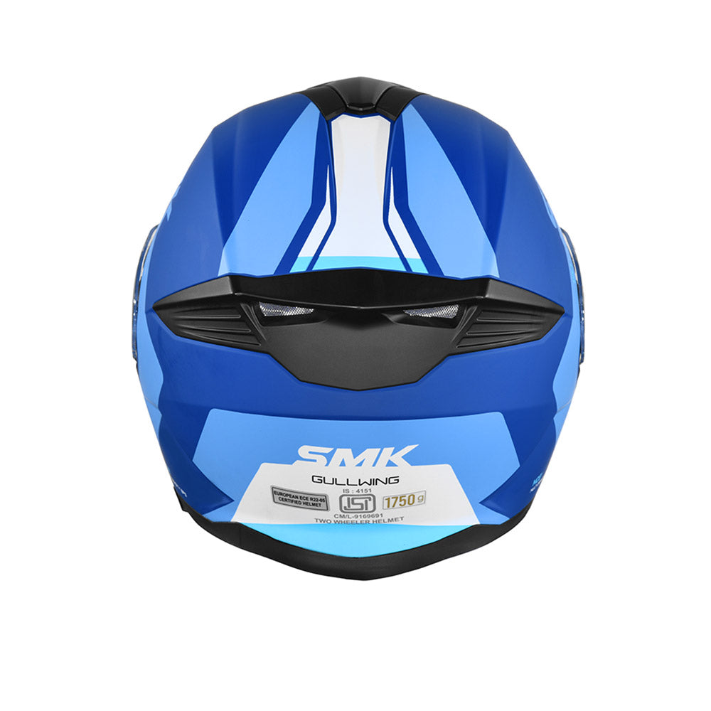 Gullwing Kresto - Motorcycle Riding Helmet (Matt Blue)