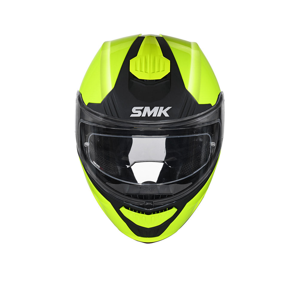 Gullwing Solid - Motorcycle Riding Helmet (Hi Vision Yellow)