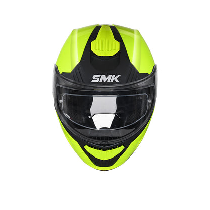 Gullwing Solid - Motorcycle Riding Helmet (Hi Vision Yellow)