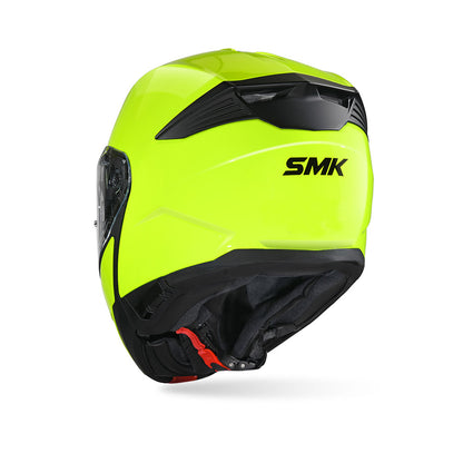 Gullwing Solid - Motorcycle Riding Helmet (Hi Vision Yellow)