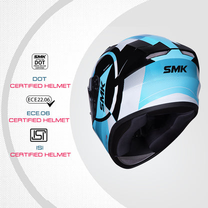 Stellar Faro - Motorcycle Riding Helmet (Matt Blue)