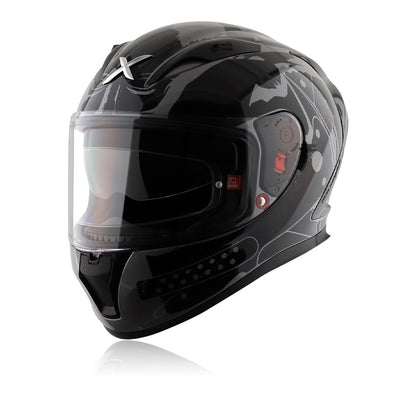 batman beyond motorcycle helmet Black with Black Visor Pinlock ready Whats in the Box Batman Beyond Suit the Arkham