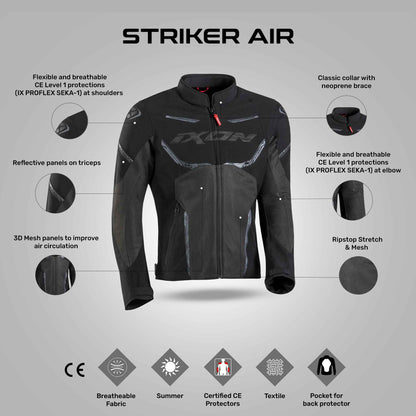 Striker Air - Summer Riding Jacket (Black/Anthracite)