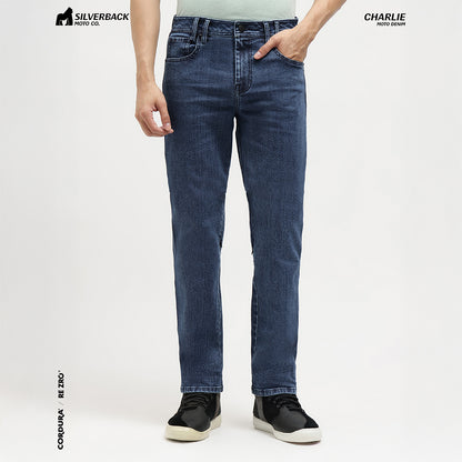 Silverback Charlie - Motorcycle Riding Jeans (Washed Blue)
