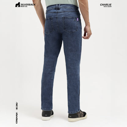 Silverback Charlie - Motorcycle Riding Jeans (Washed Blue)