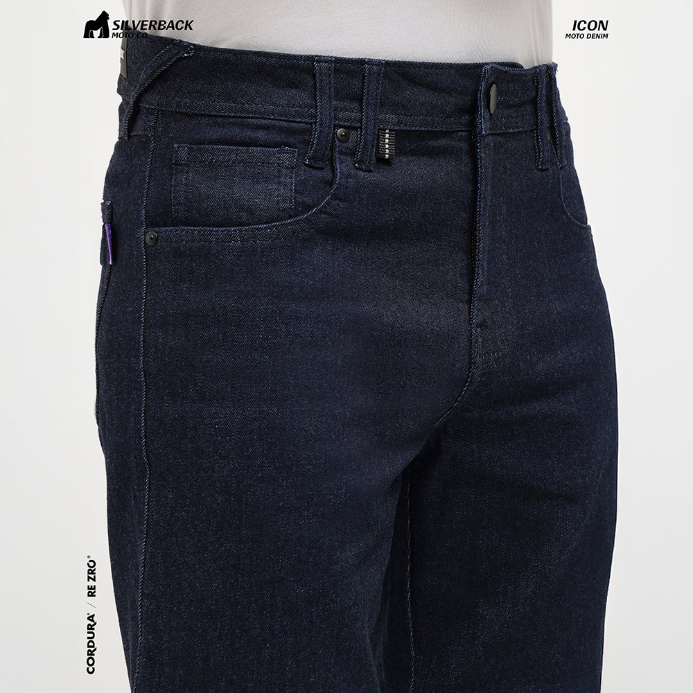 Silverback Icon - Motorcycle Riding Jeans (Dark Blue)