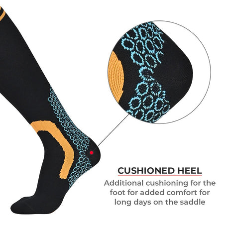 Randy Sun – Waterproof Socks Knee High X-216 - Black