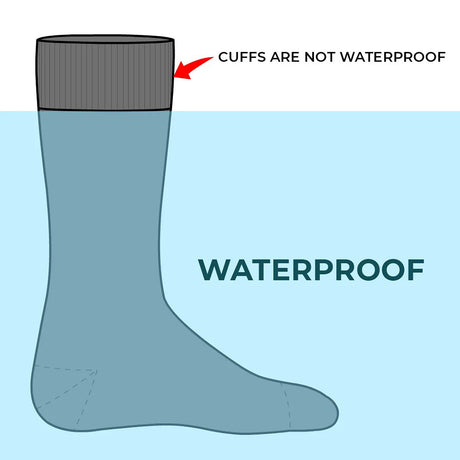 Randy Sun – Waterproof Socks Knee High X-217 - Grey