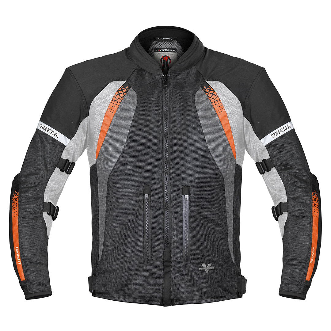 Spencer - Street Mesh Motorcycle Riding Jacket (Orange)