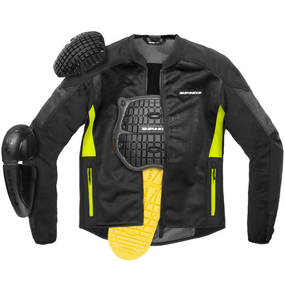 Super Net Jacket - Black Yellow