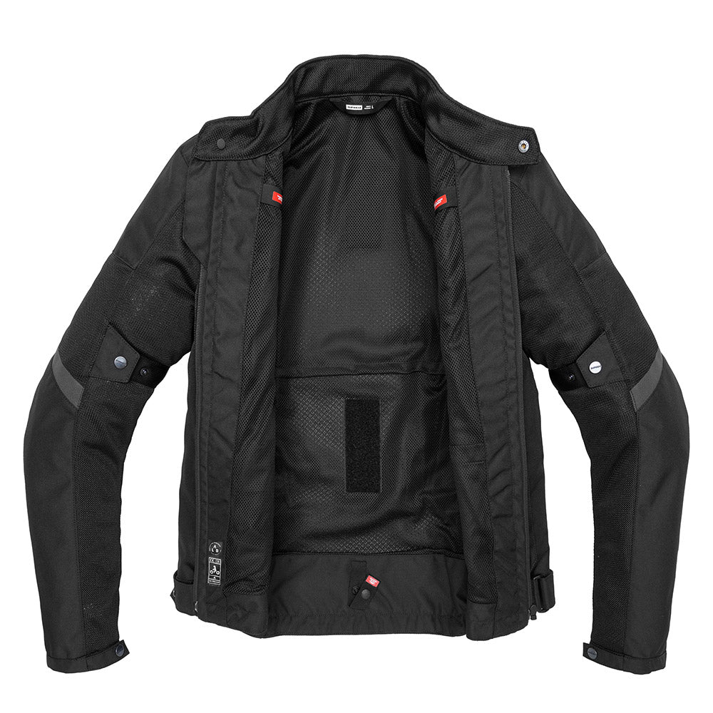 Spidi Tek-Net Black Mesh Jacket for Summer Rides – ReiseMoto