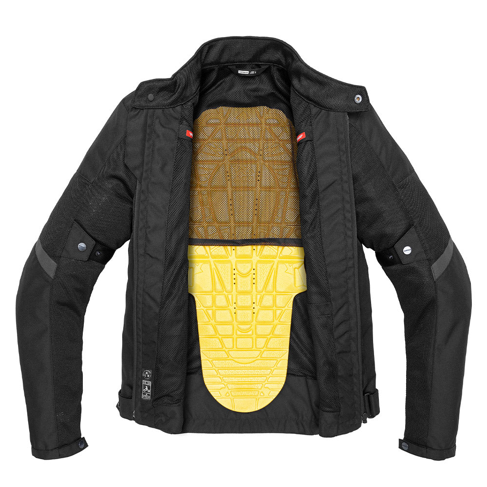 Spidi Tek-Net Black Mesh Jacket for Summer Rides – ReiseMoto