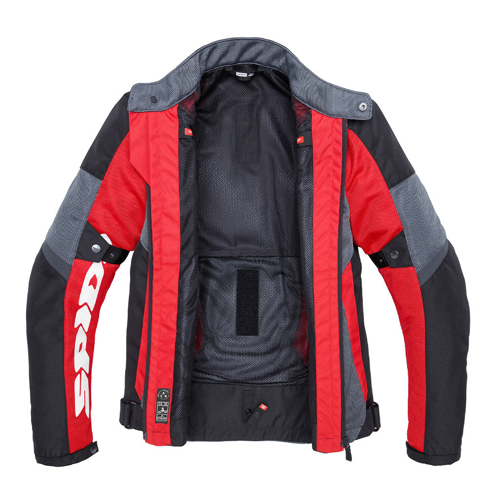 Spidi Tek-Net Red Mesh Jacket for Summer Rides – ReiseMoto