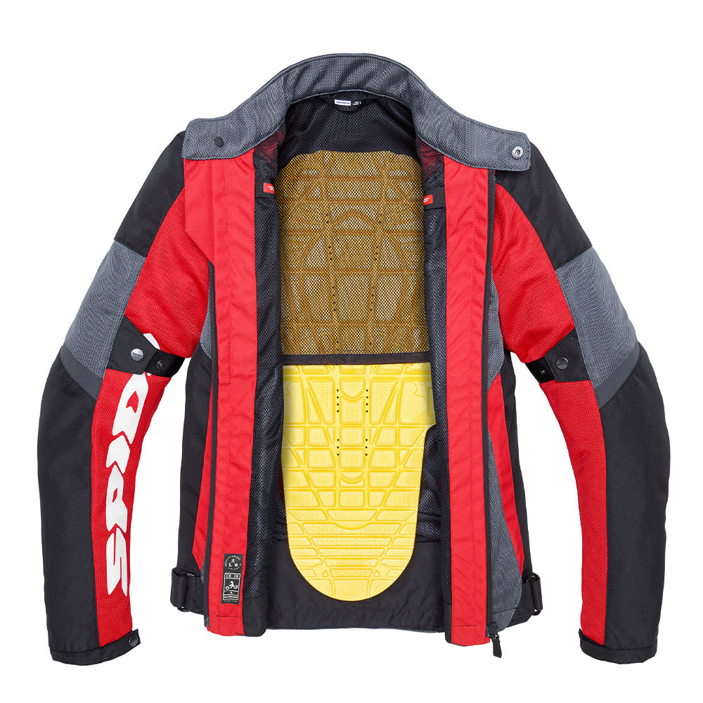 Spidi Tek-Net Red Mesh Jacket for Summer Rides – Reise Moto