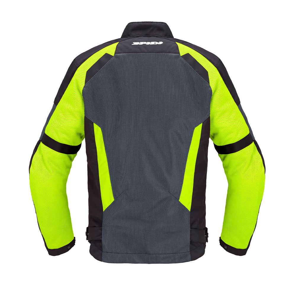 Spidi Tek-Net Black/Yellow Mesh Jacket for Summer Rides – Reise Moto