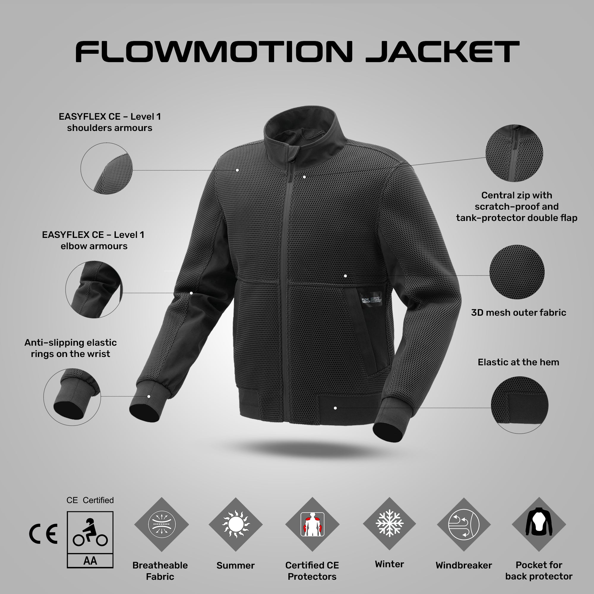 Flowmotion Jacket - Black