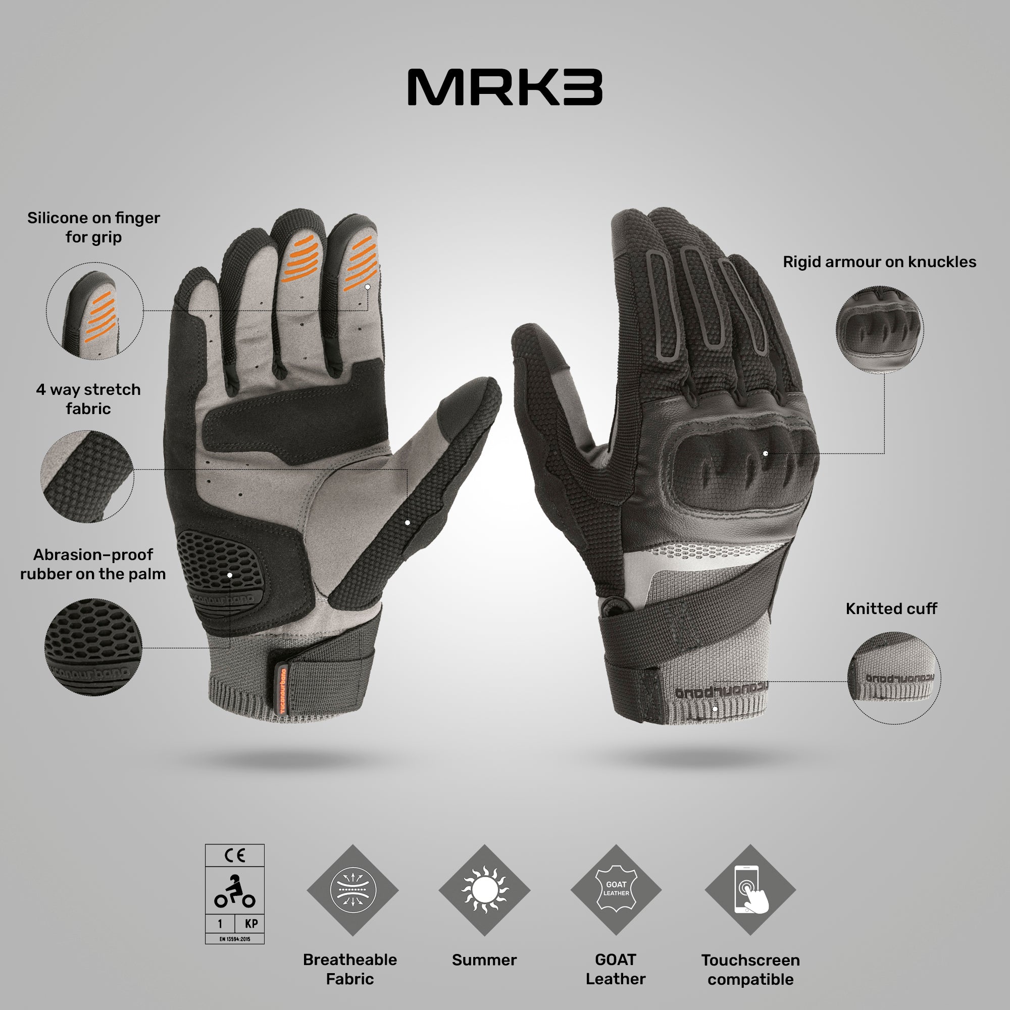MRK3 - Urban Riding Gloves