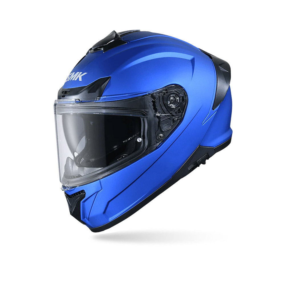 Typhoon Solid - Motorcycle Riding Helmet (Matt Flame Blue)