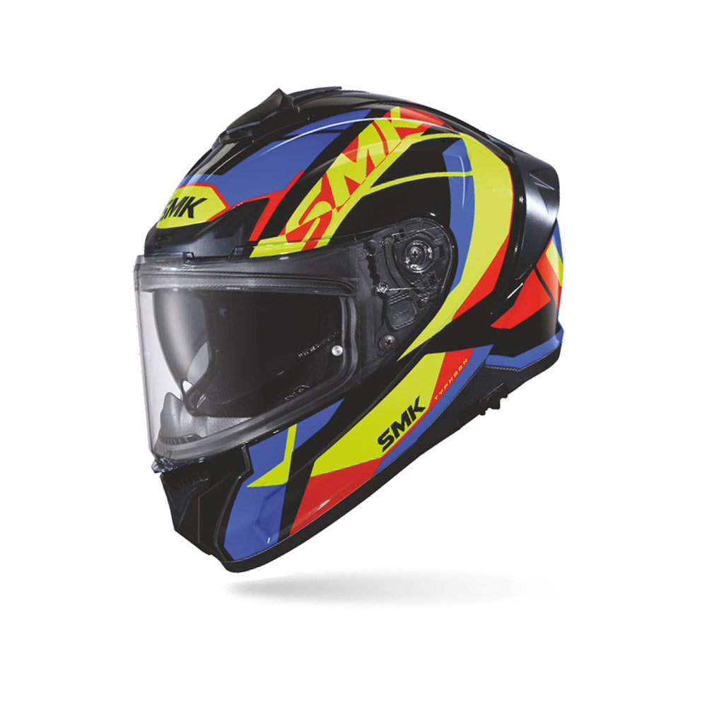 Typhoon Style GL254 - Motorcycle Riding Helmet (Gloss Black)