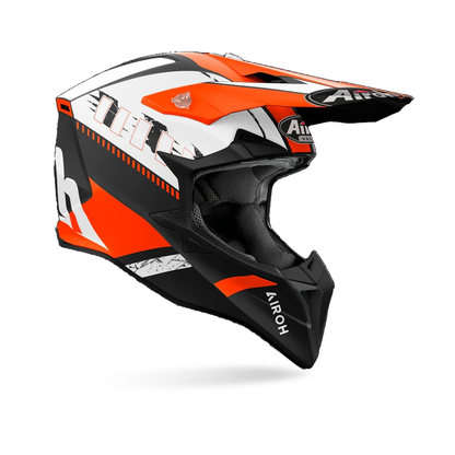Wraaap Feel - Off Road Riding Helmet (Orange Matt)