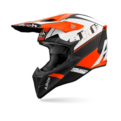 Wraaap Feel - Off Road Riding Helmet (Orange Matt)