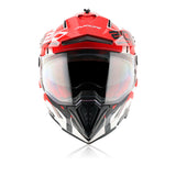 X-Cross Dual Visor Speedometer - White Red