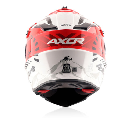 X-Cross Dual Visor Speedometer - White Red