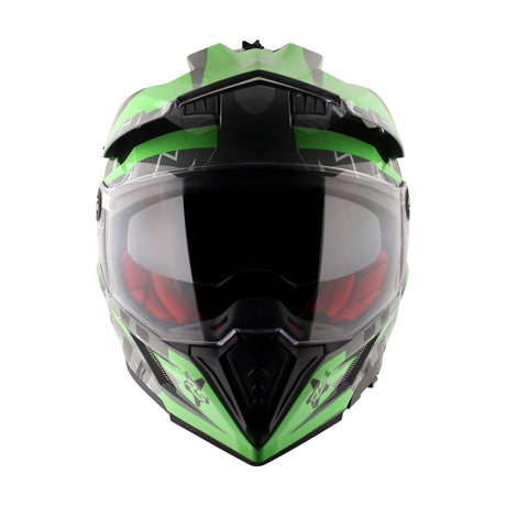 X-Cross Flash Dual Visor - Cool Grey Green