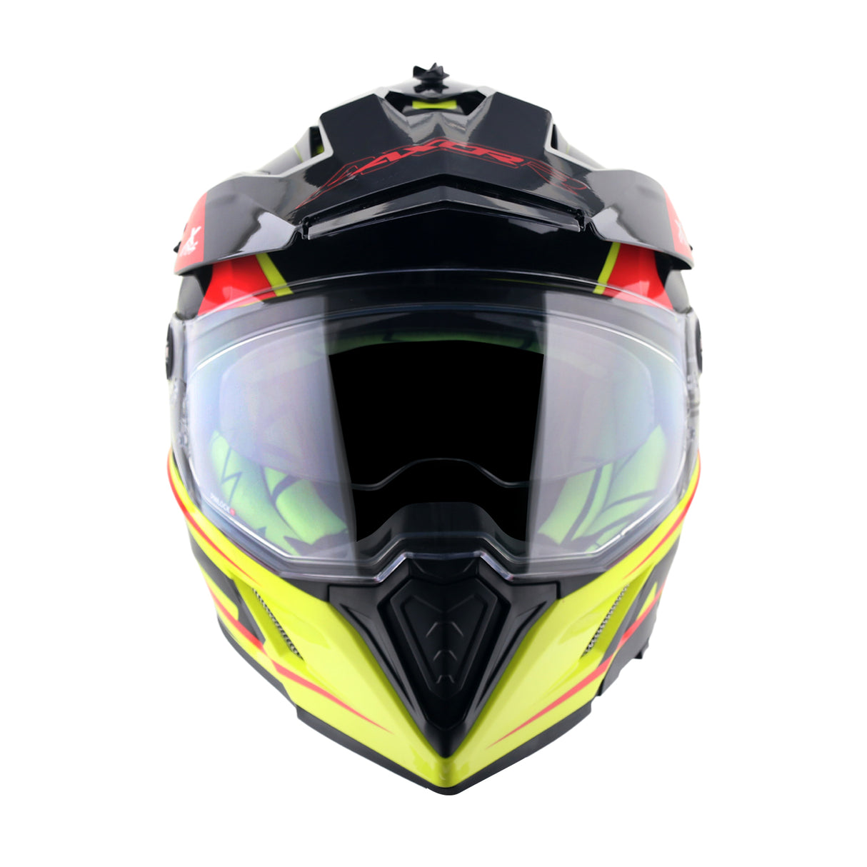 X-Cross Dual Visor Flagstaff - Neon Yellow Black