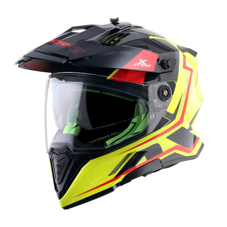 X-Cross Dual Visor Flagstaff - Neon Yellow Black