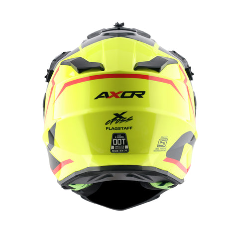 X-Cross Dual Visor Flagstaff - Neon Yellow Black