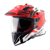 X-Cross Dual Visor Speedometer - White Red