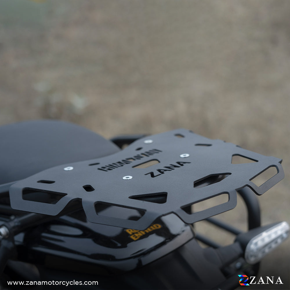 TOP RACK PLATE BLACK FOR HIMALAYAN 450 MS