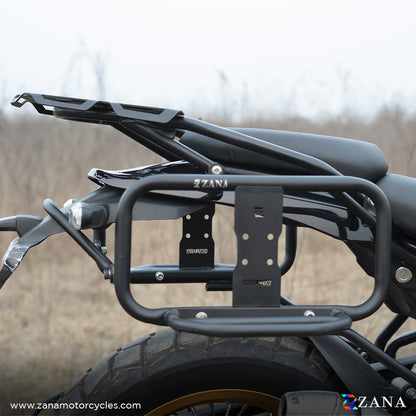 TOP RACK PLATE BLACK FOR HIMALAYAN 450 MS