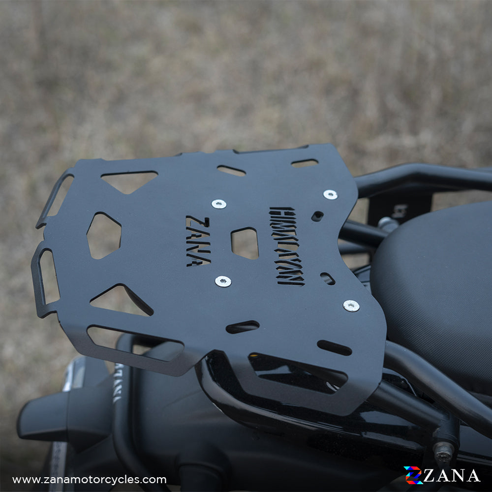 TOP RACK PLATE BLACK FOR HIMALAYAN 450 MS