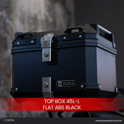 TOP BOX  45L-L FLAT ABS BLACK