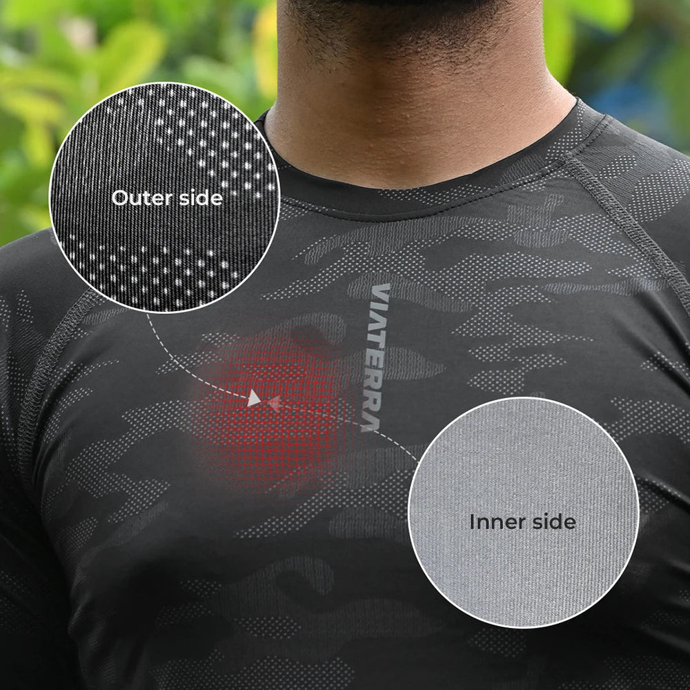 2nd Skin - Performance Base Layer Top (Star Print)