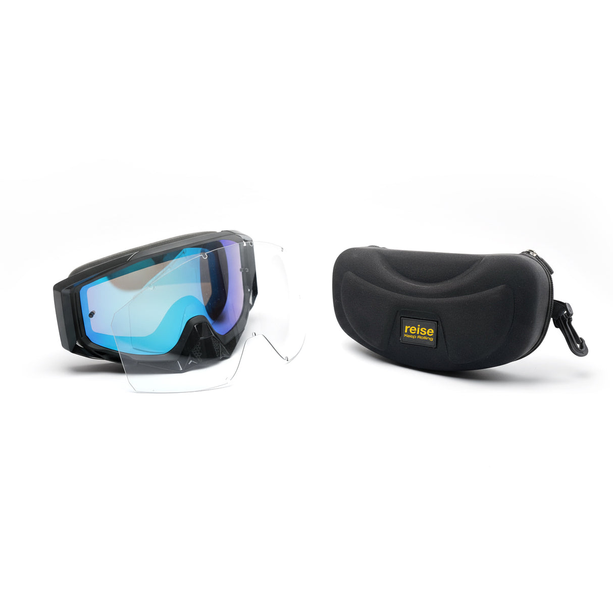 Revver MX Goggles - Black