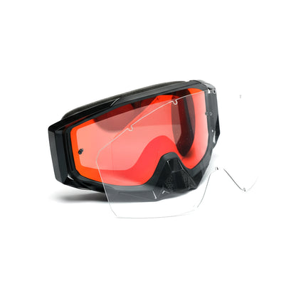 Revver (Revo) - Anti Fog & Anti Scratch MX Goggles (Orange)