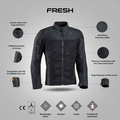 Fresh - Summer Riding Jacket (Black)