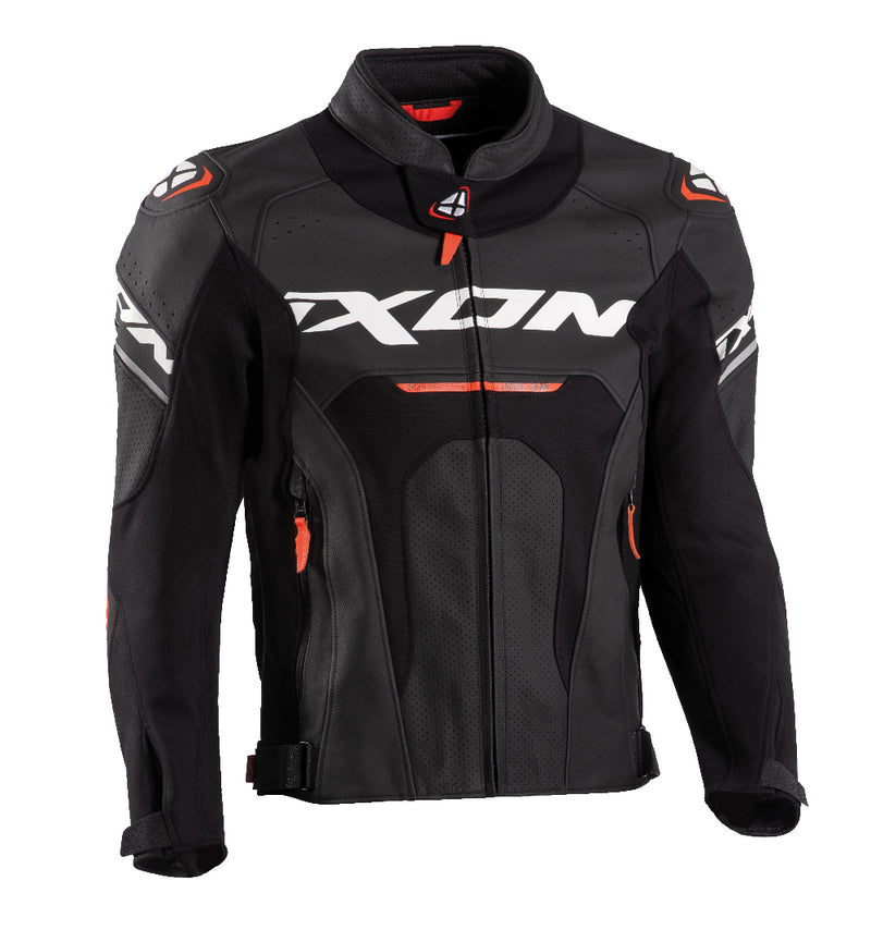 Ixon Jackal Black/Anthracite/Orange Jacket – ReiseMoto