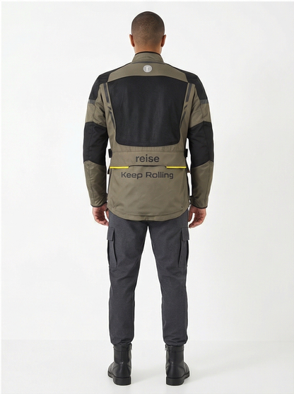 PineAir - Summer Adventure Touring Jacket (Olive) – Reise Moto PineAir - Summer Adventure Touring Jacket (Olive) – Reise Moto