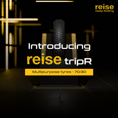 tripR 01  110/80-12 61L Front/Rear Tubeless Tyre