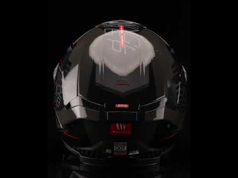 Load video: Thunder 4 SV D1 Luminence - Motorcycle Riding Helmet (Gloss)